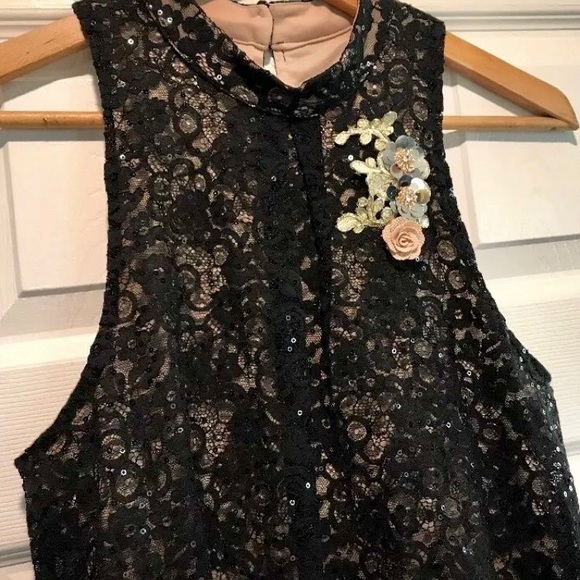 A. Byer Tops - A. Byer Women’s Medium Black Lace Top